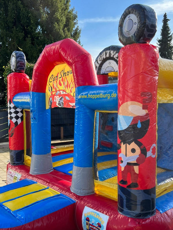Hüpfburg Crazy Cars