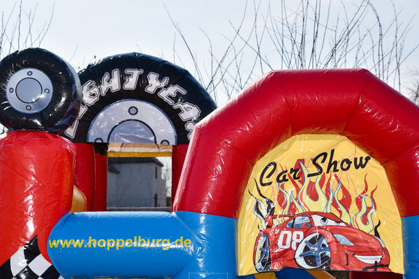 Hüpfburg Crazy Cars