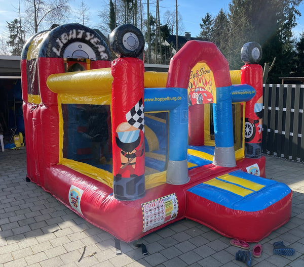 Hüpfburg Crazy Cars