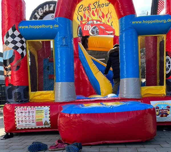 Hüpfburg Crazy Cars