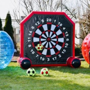 Hüpfburg Minden hoppelburg hüpfburgen Fussball Dart